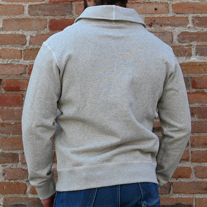 View of back of sweater