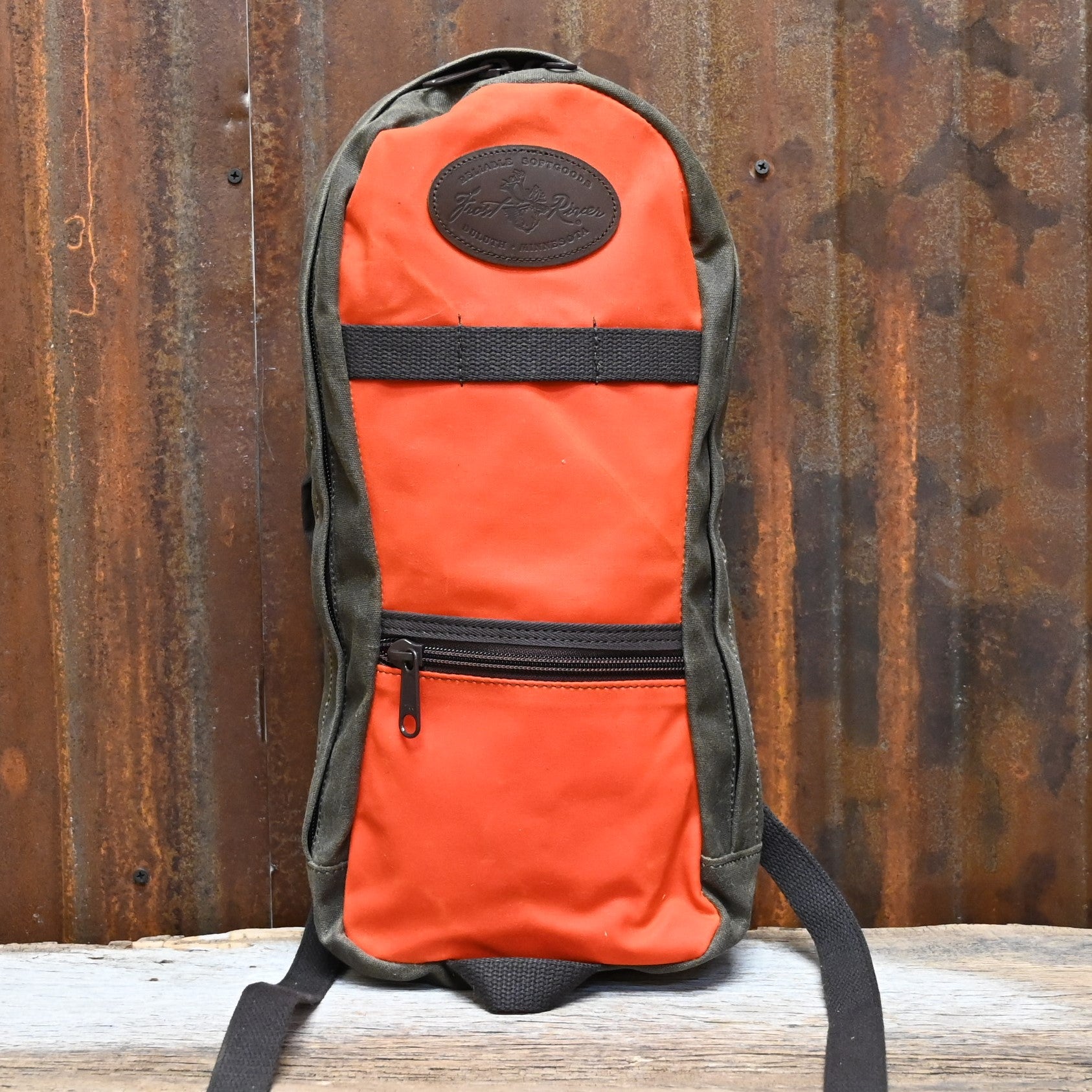 Frost River High Falls Short-Day Pack Two-Tone Orange view of pack