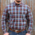 Filson Light Weight Alaskan Guide Shirt view of shirt in glacier blue