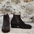 Ladies Kimberley Suede Boot In Brown view of front and side