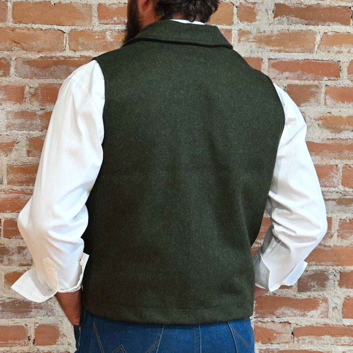 View of back of vest