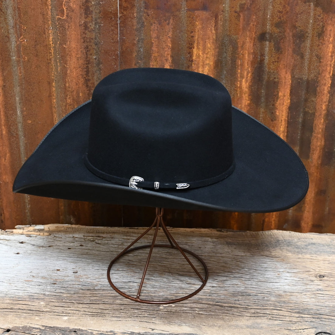 View of side of hat