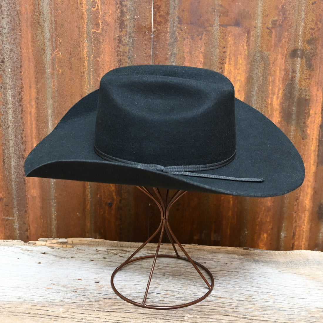 View of side of hat