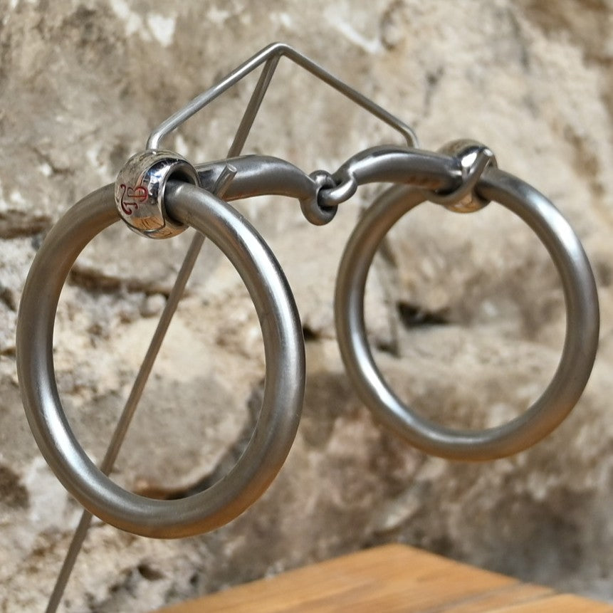 Tom Balding West Coast Snaffle with sweet iron mouthpiece and West Coast-style loose rings.
