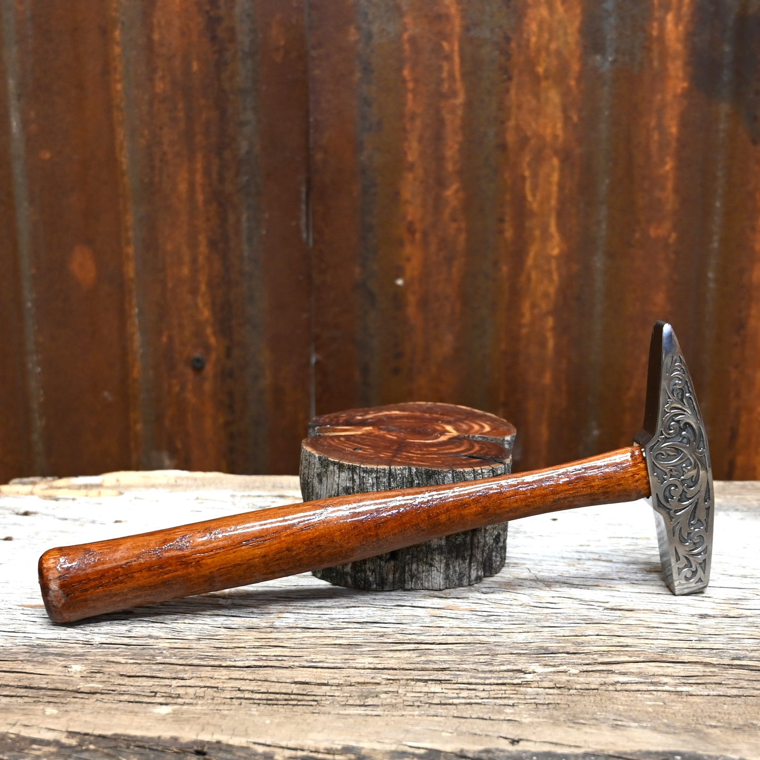 View of riveting hammer