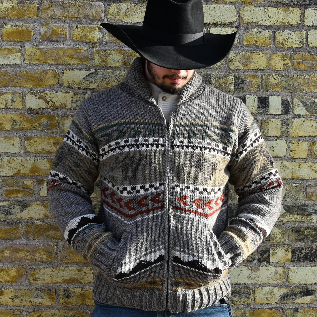 View of front of sweater