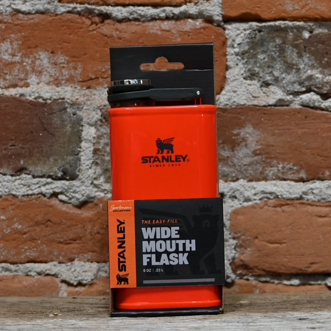 Stanley 8 Oz Classic Flask in Blaze Orange