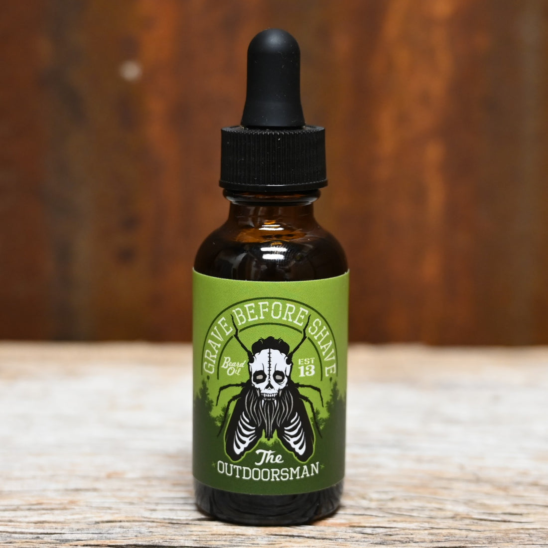 View of beard oil