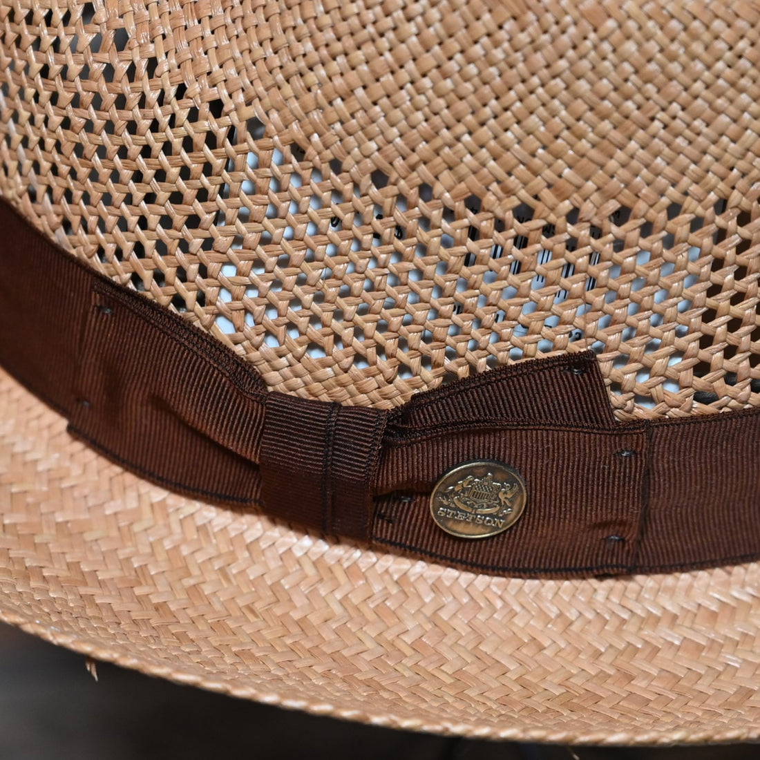 Stetson The Moor in BS Butterscotch view of detail