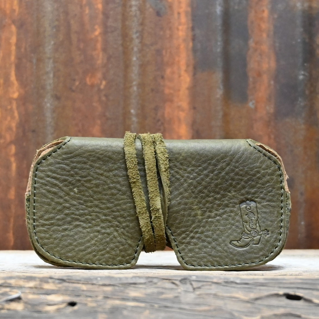 WP Standard Mr Peepers Sunglasses Case in Olive view of case
