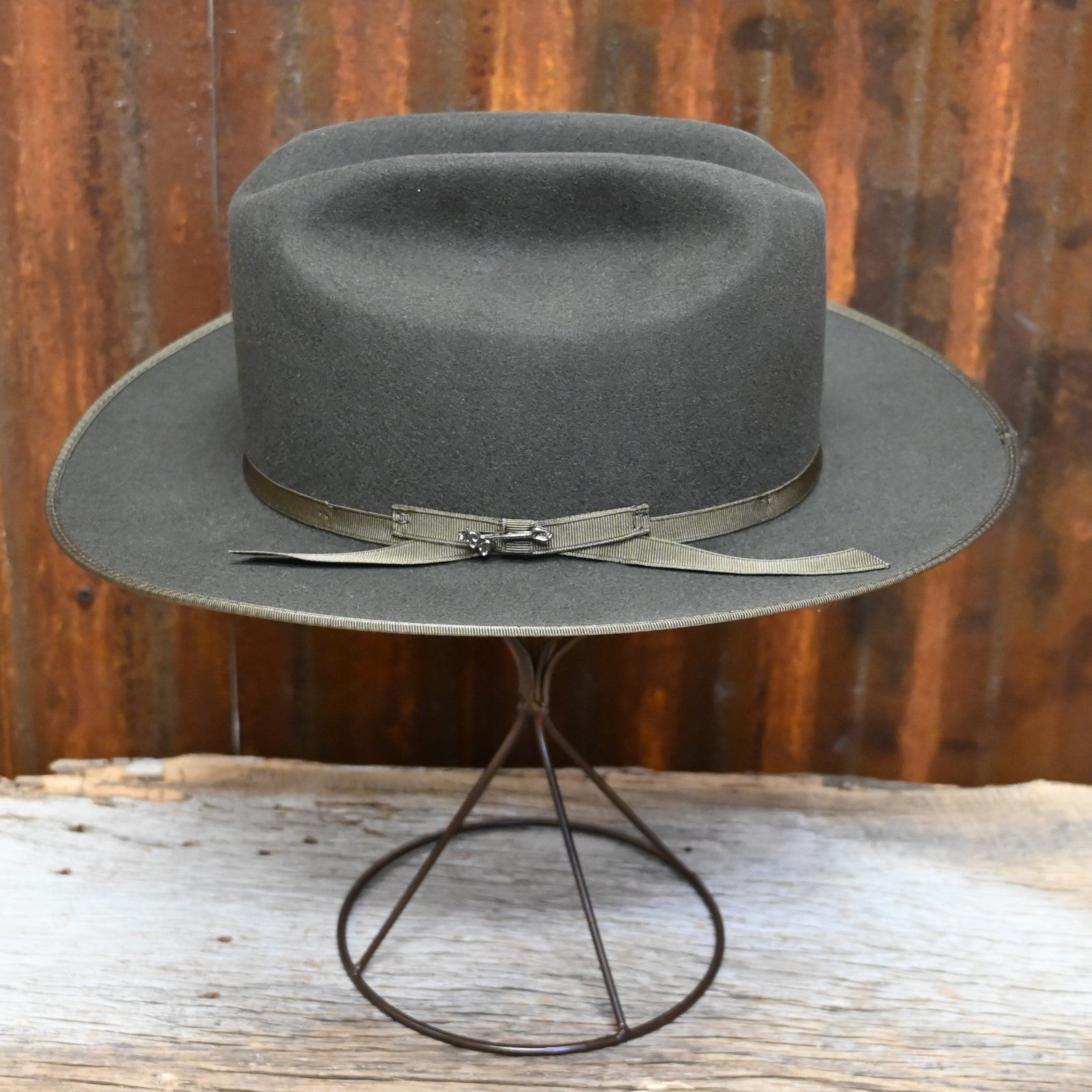 View of side of hat