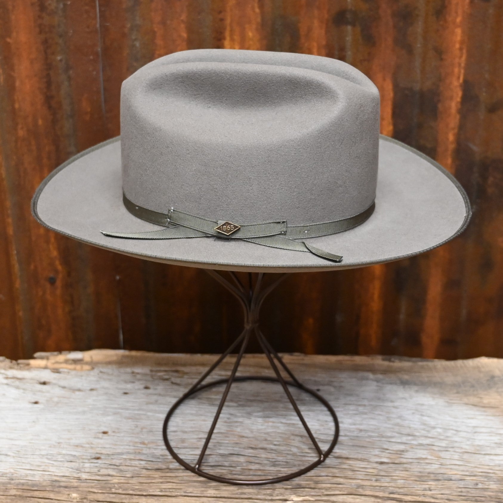 View of side of hat