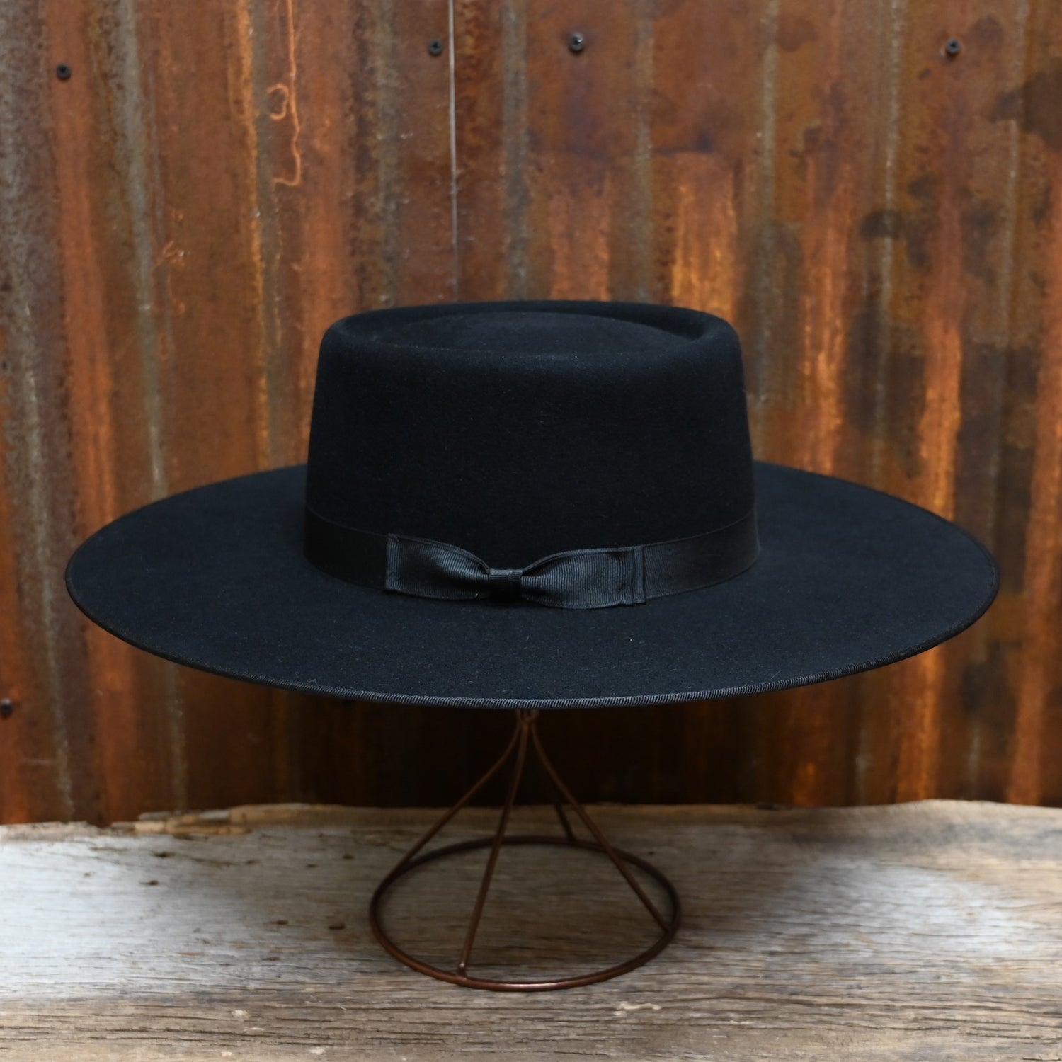 View of side of hat