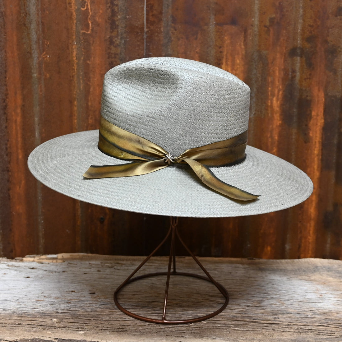 View of side of hat