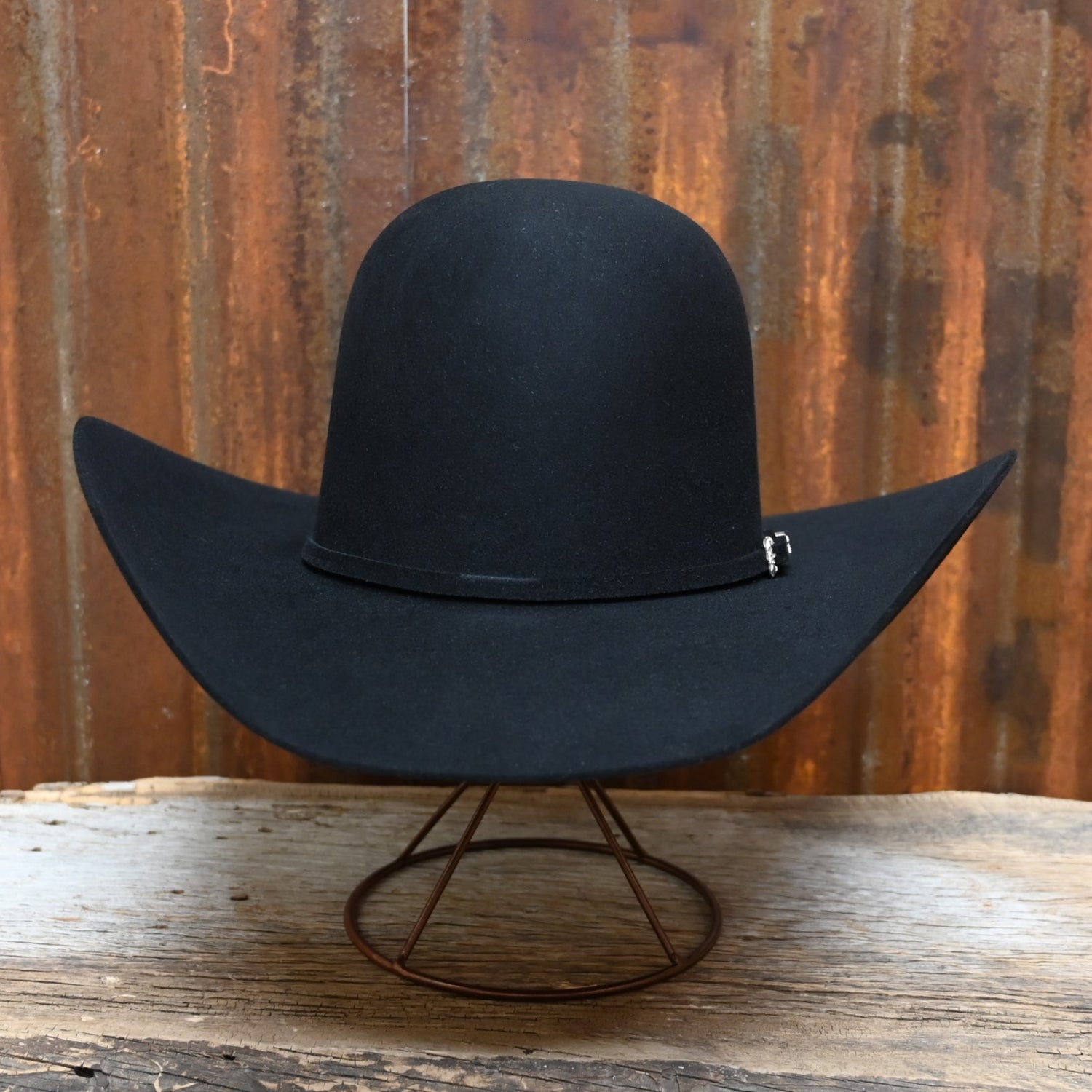 View of front of hat