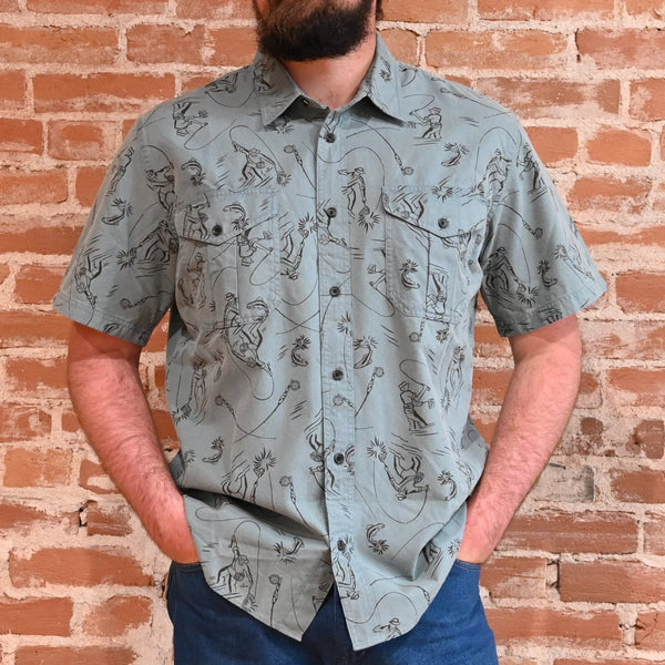 CC FILSON Lightweight Kitsap Work Shirt Olive Khaki Check