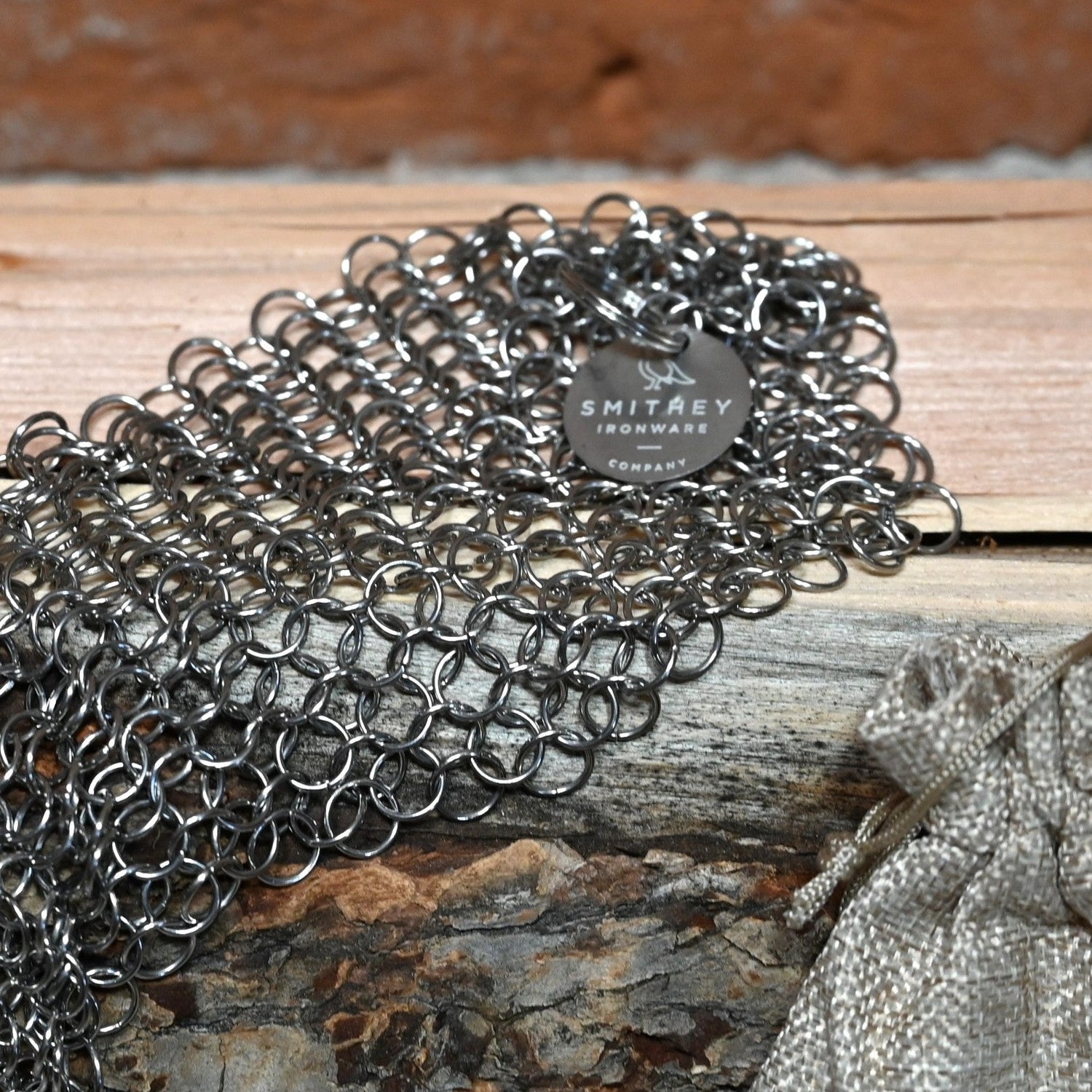 Stainless-Steel Chain Mail Scrubber by Smithey Ironware Co. - Fieldshop by  Garden & Gun