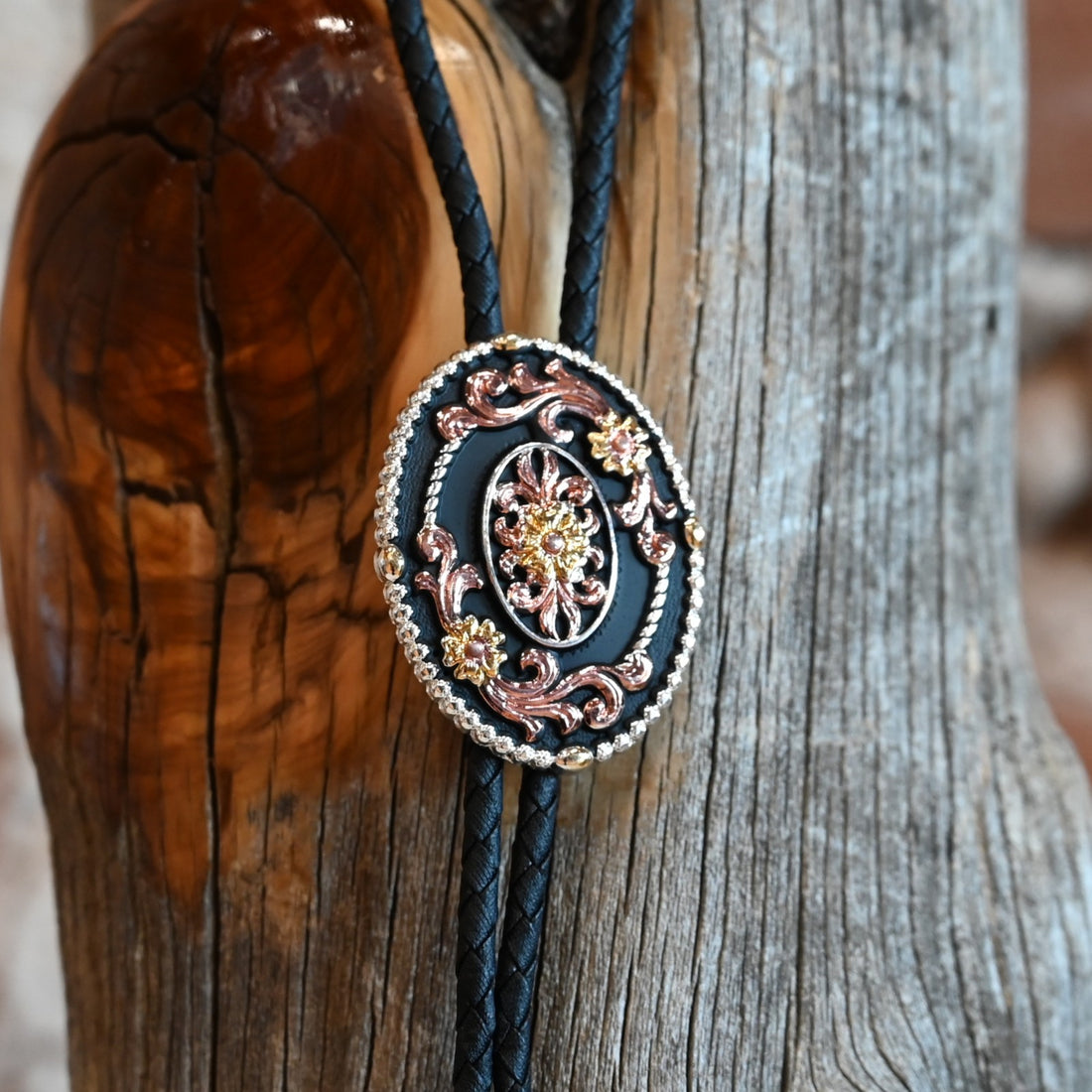 View of bolo tie