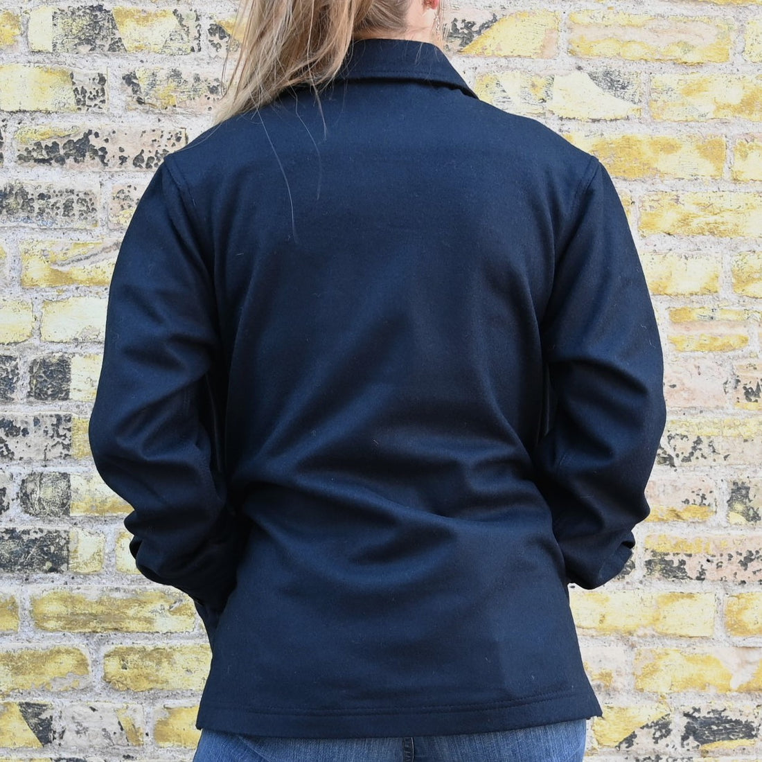 View of back of jacket