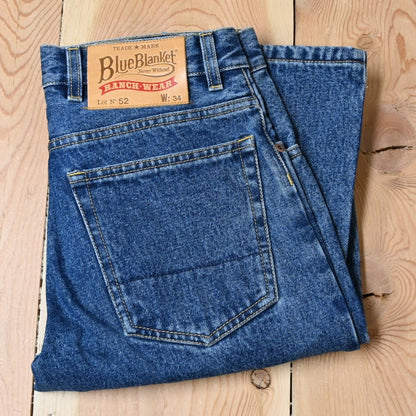 Blue Blanket Mens Medium Denim Jean view of pocket