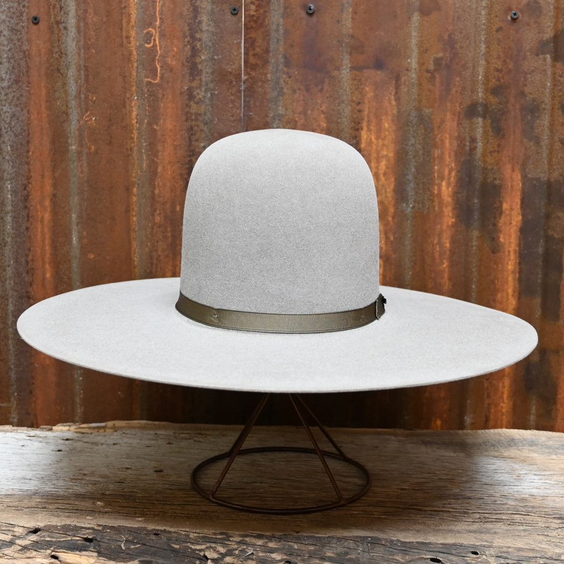 View of front of hat