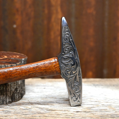 View of riveting hammer close up