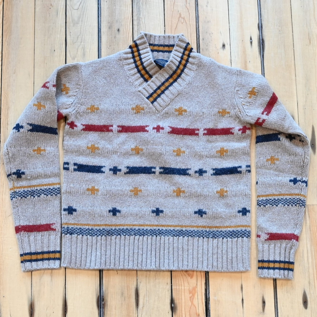 View of front of sweater