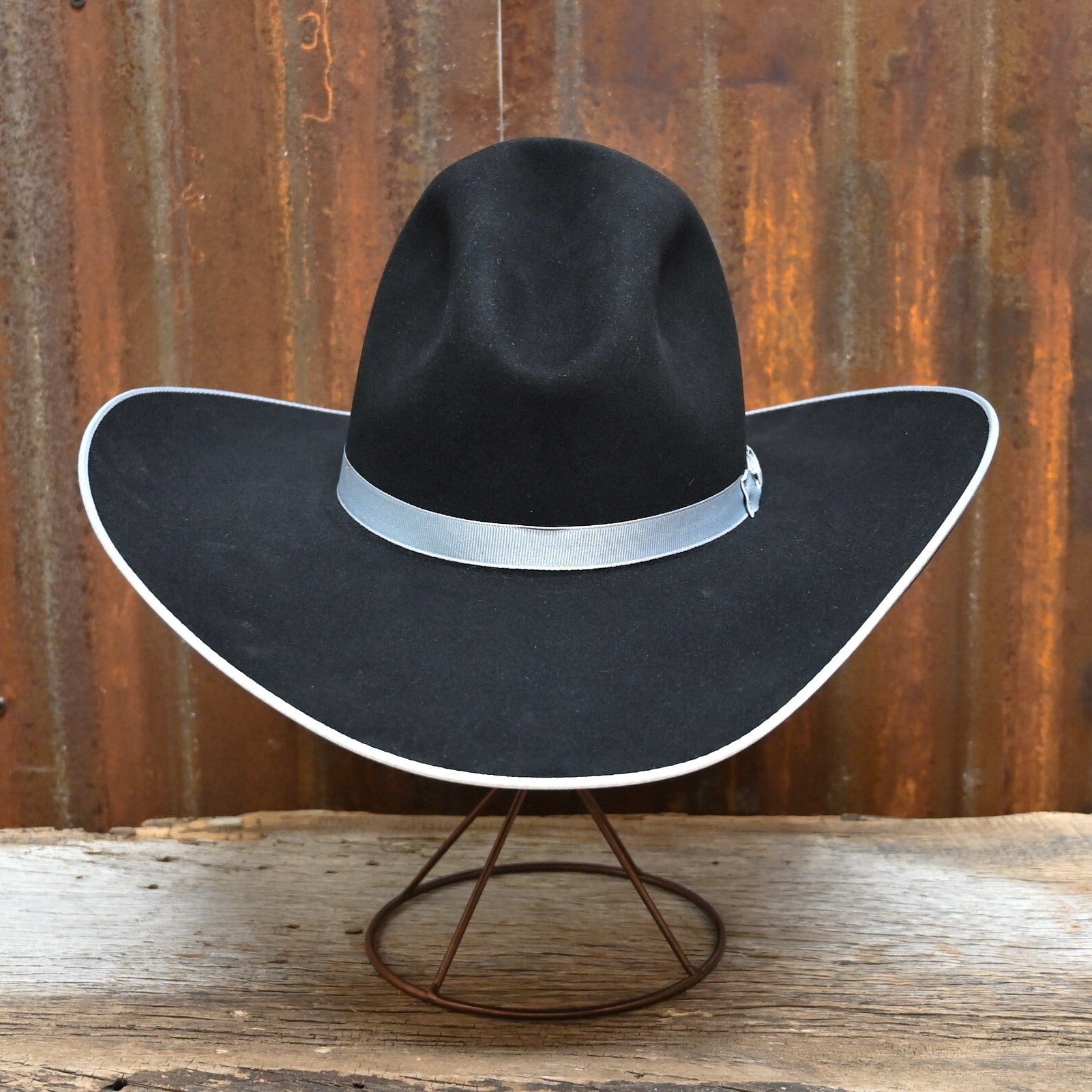 View of front of hat