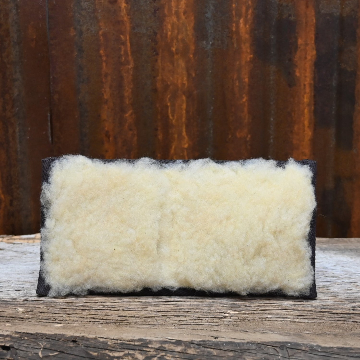 Bi Fold Fly Wallet W/Sherpa Lining view of wallet