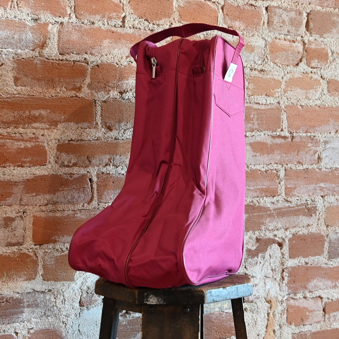 Burgundy Boot Bag