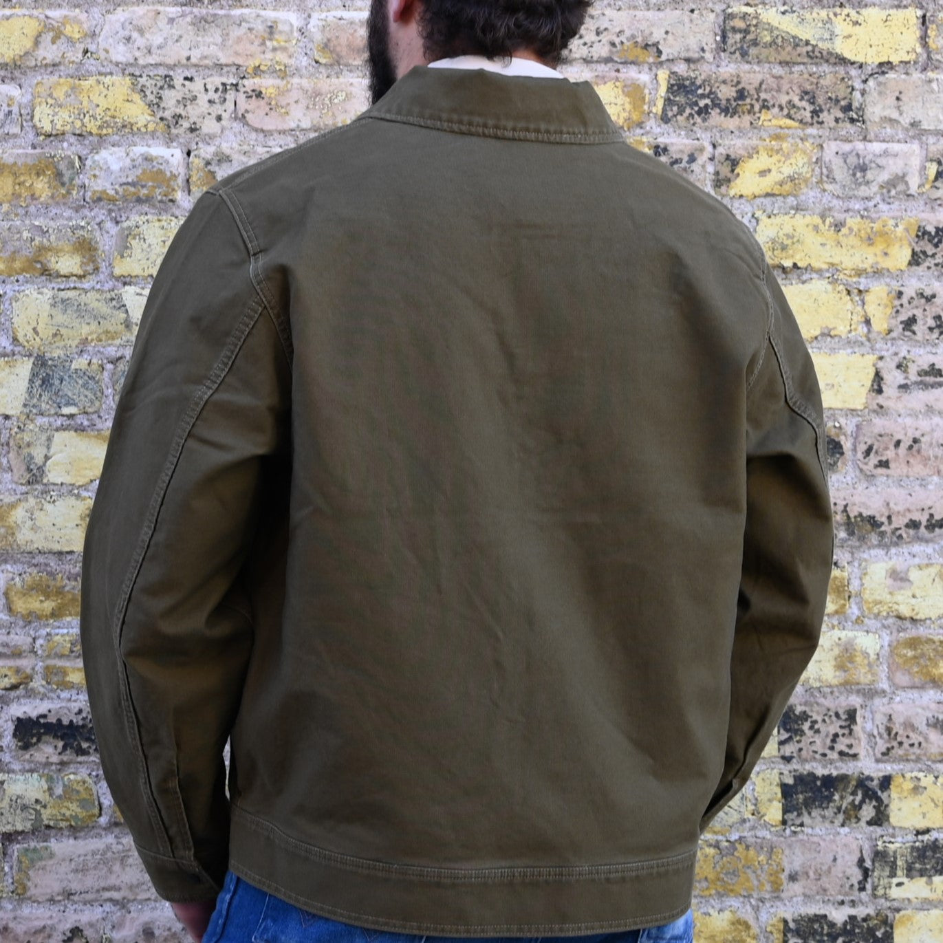 View of back of jacket