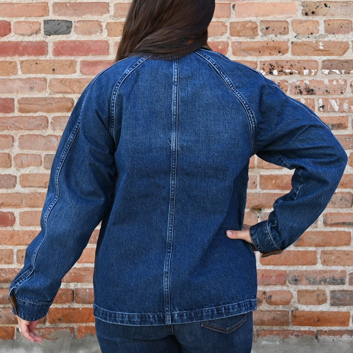 View of back of jacket