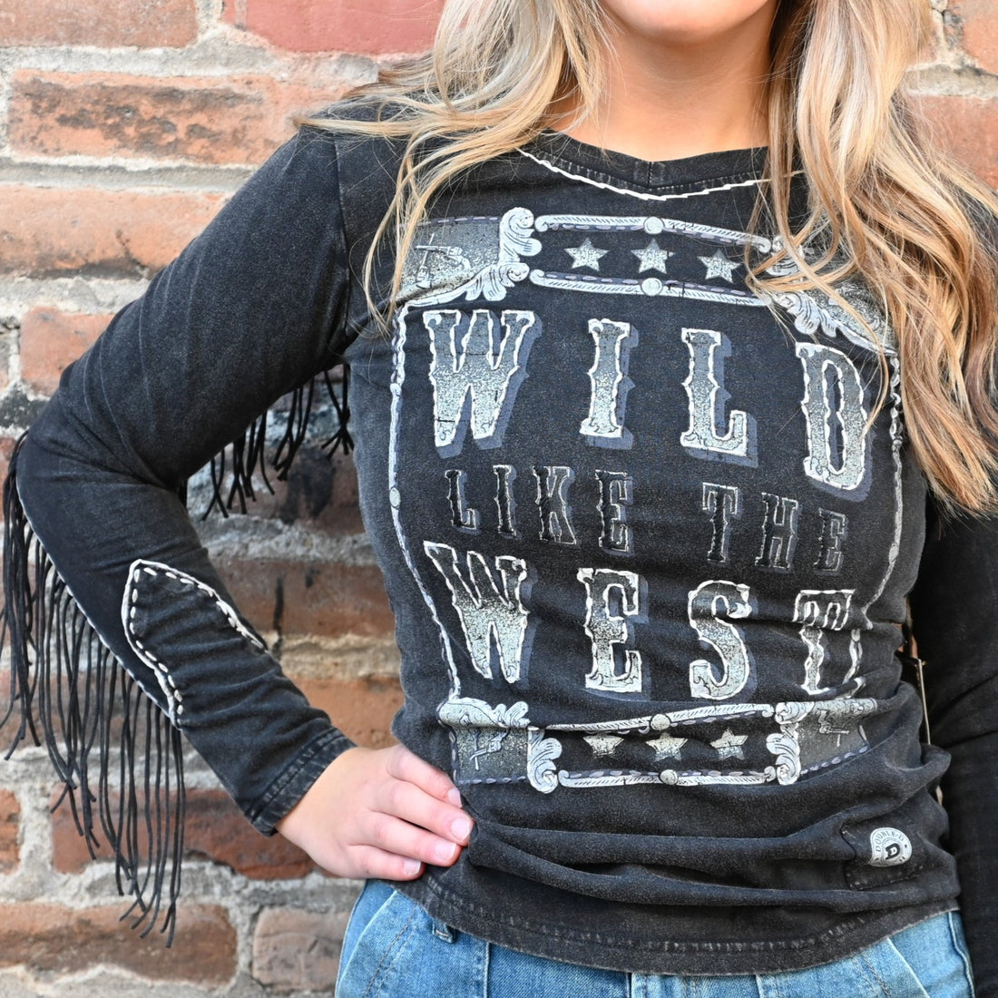 Lucky Brand Women's Western Shirt, Wild West, X-Small at