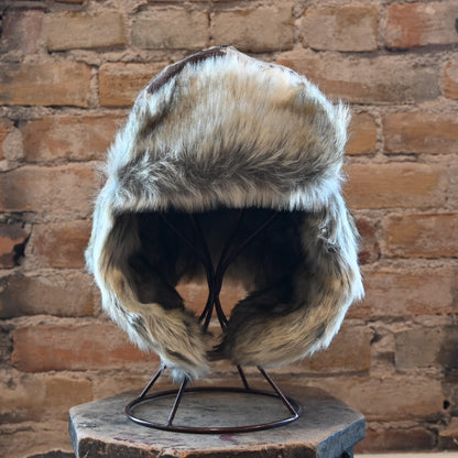 View of front of hat