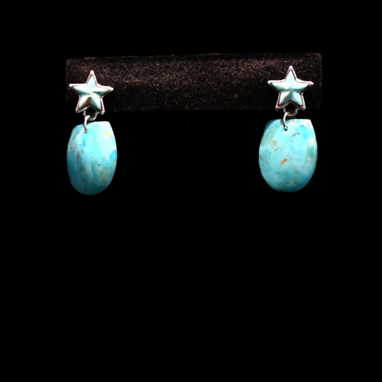 View of earrings