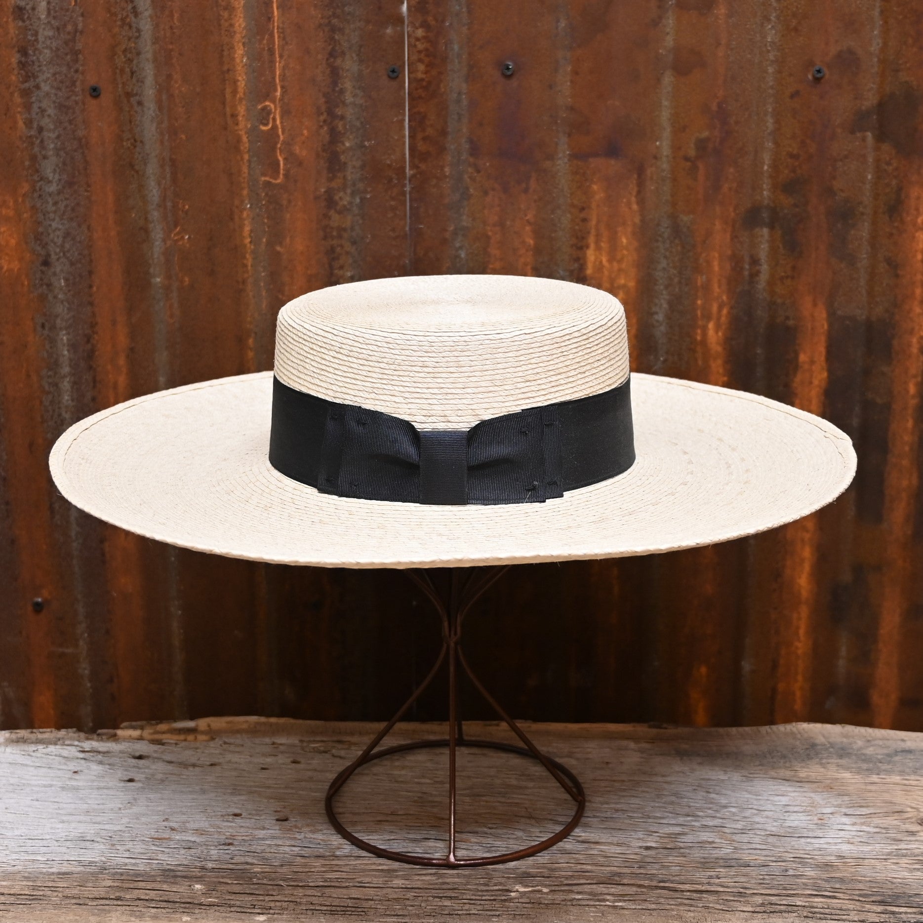 View of side of hat