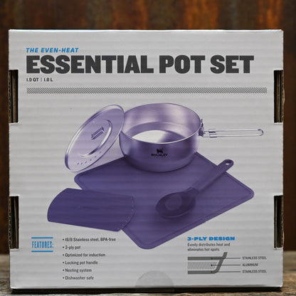 View of pot set