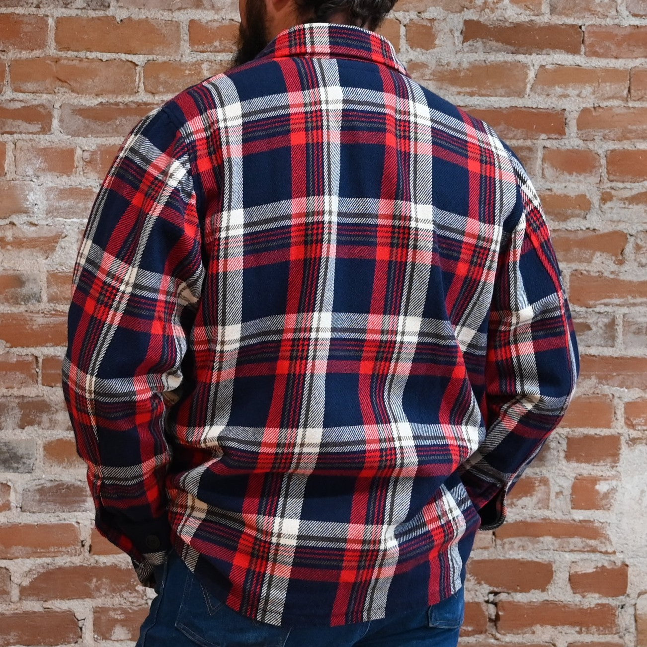 View of back of jacket