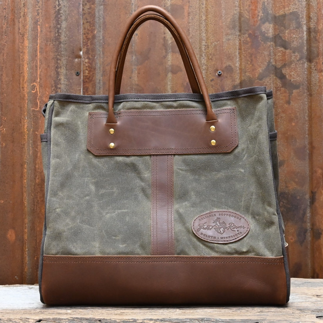 Large Lake Superior Tote view of front