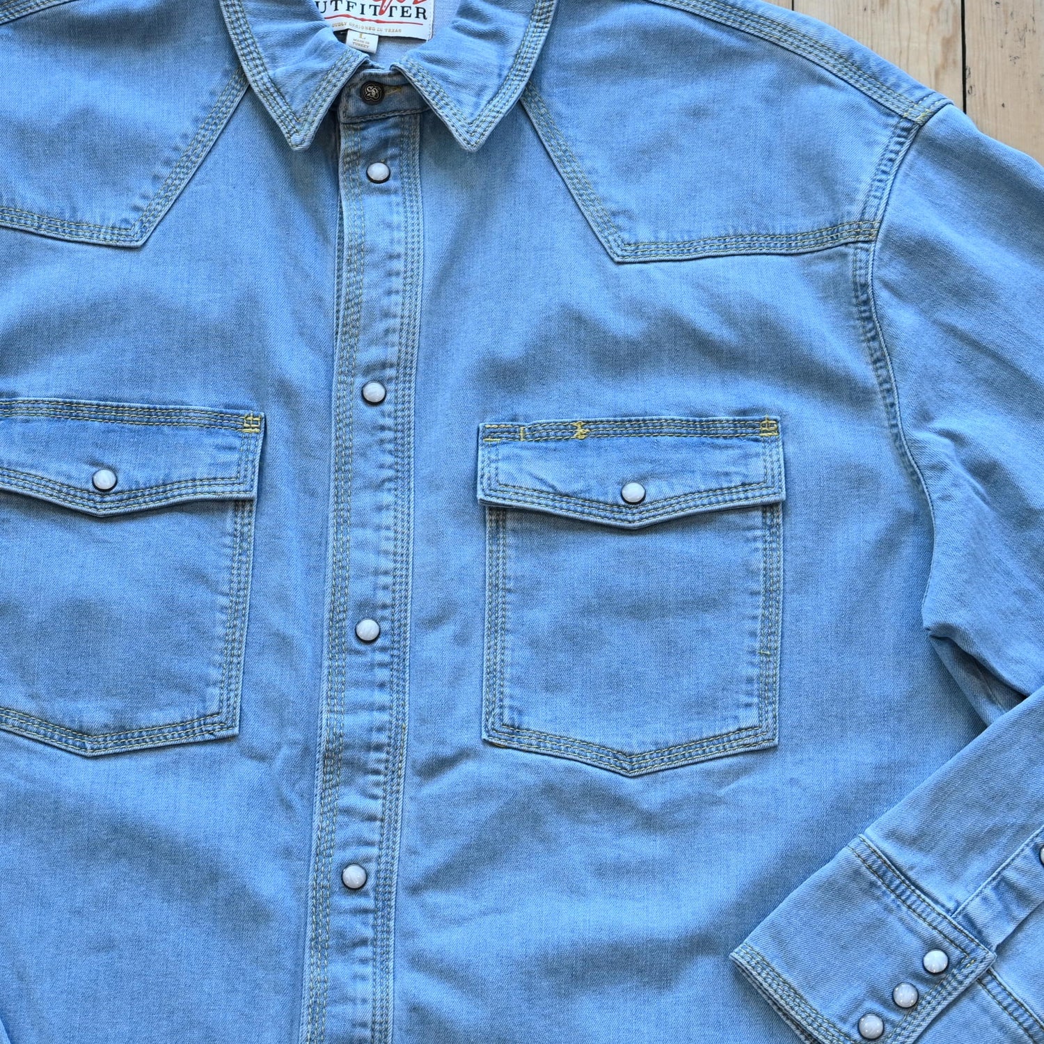 View of detail of shirt