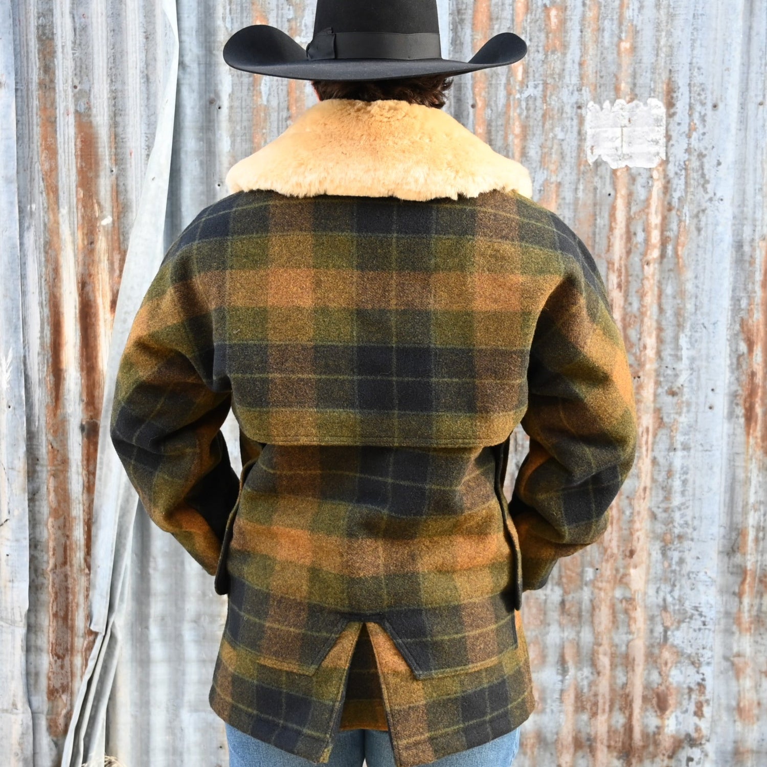 Filson - Lined Wool Packer Coat view of back of jacket size medium