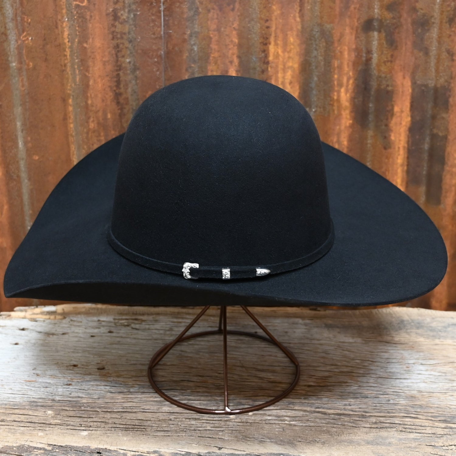 View of side of hat