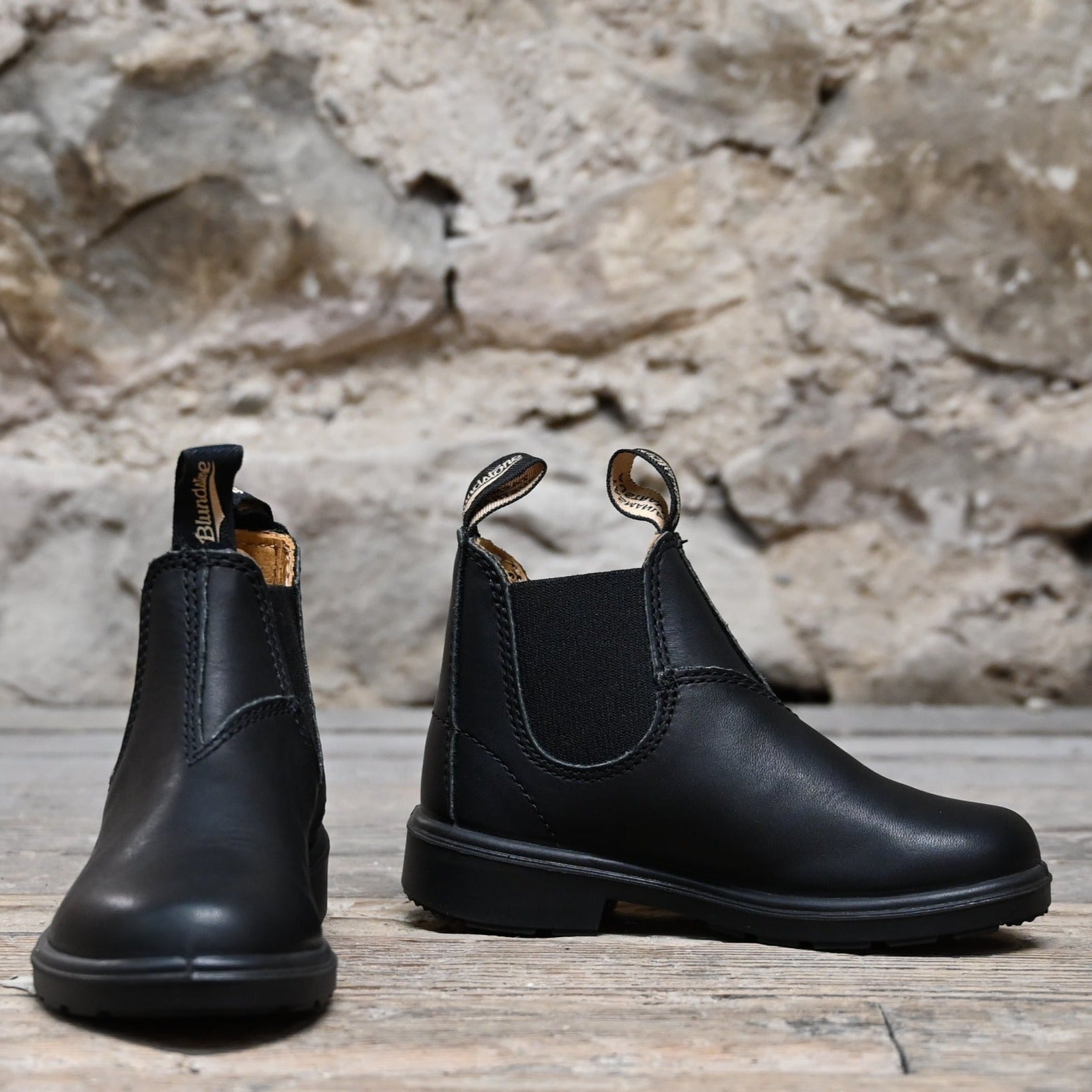 Youth Blundstone Slip On In Black