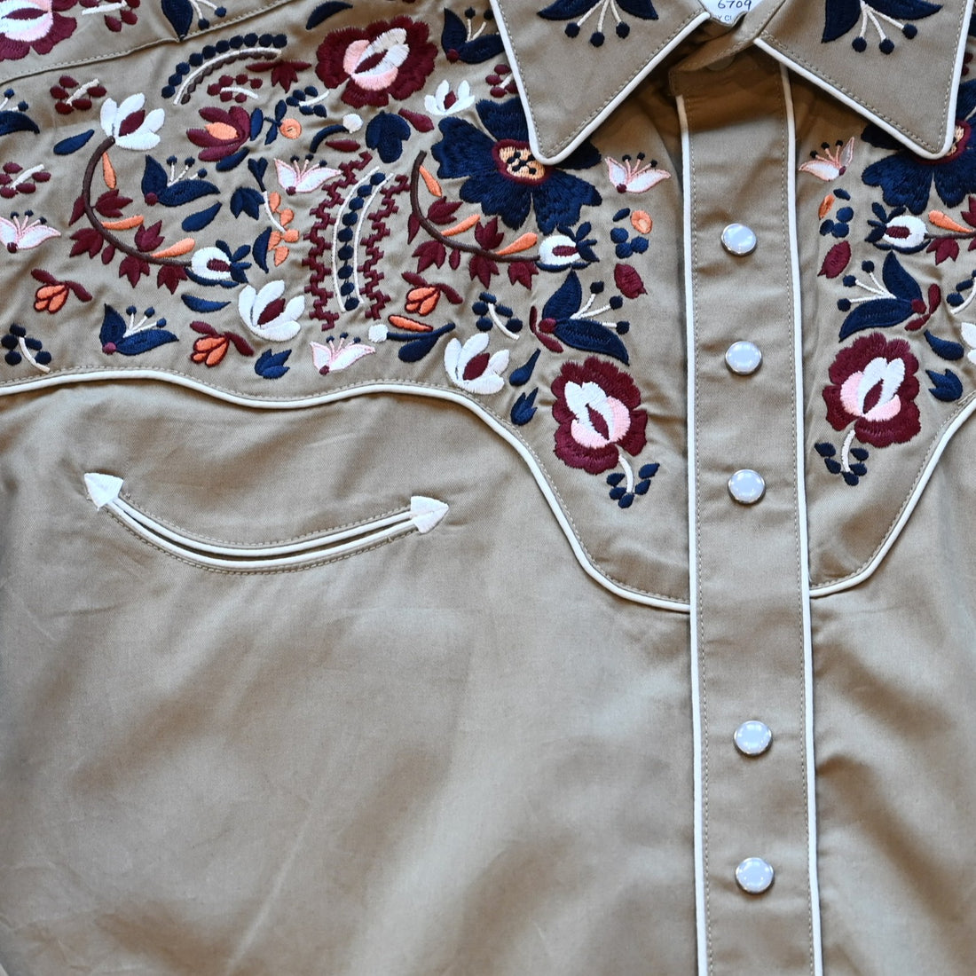 View of detail of shirt