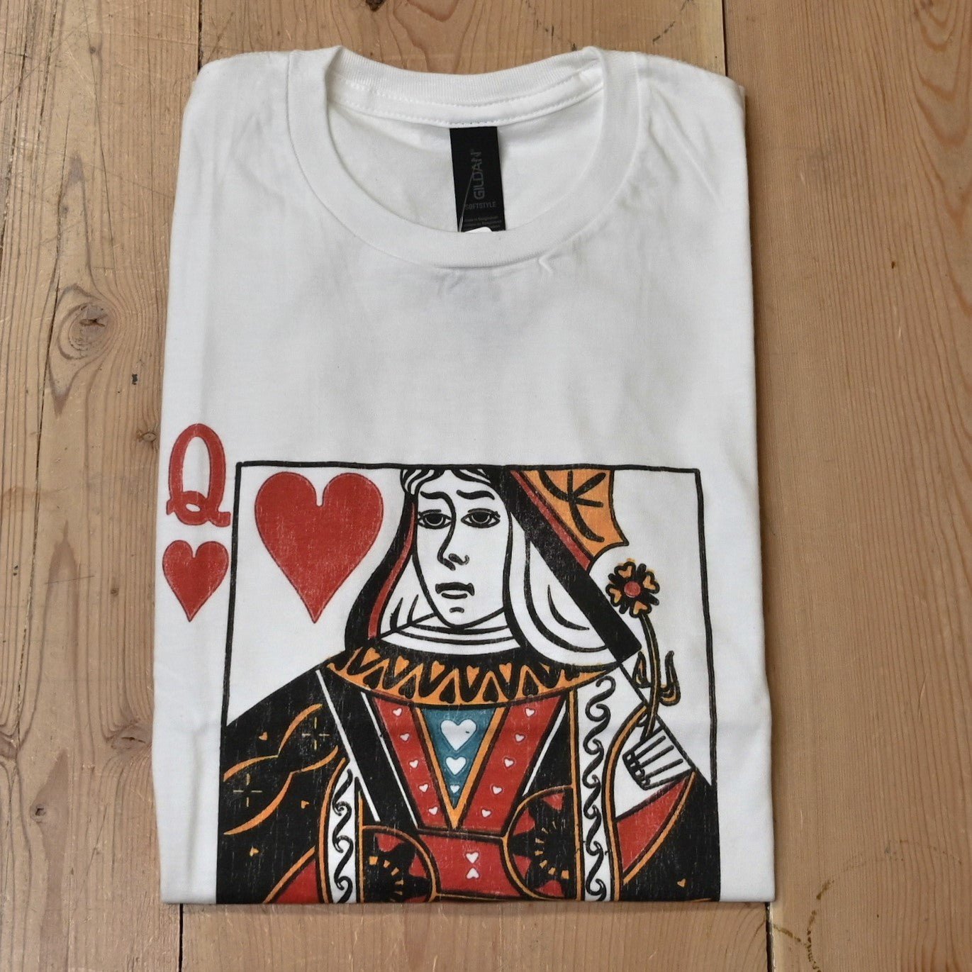 Queen of Hearts Graphic Tee view of tee