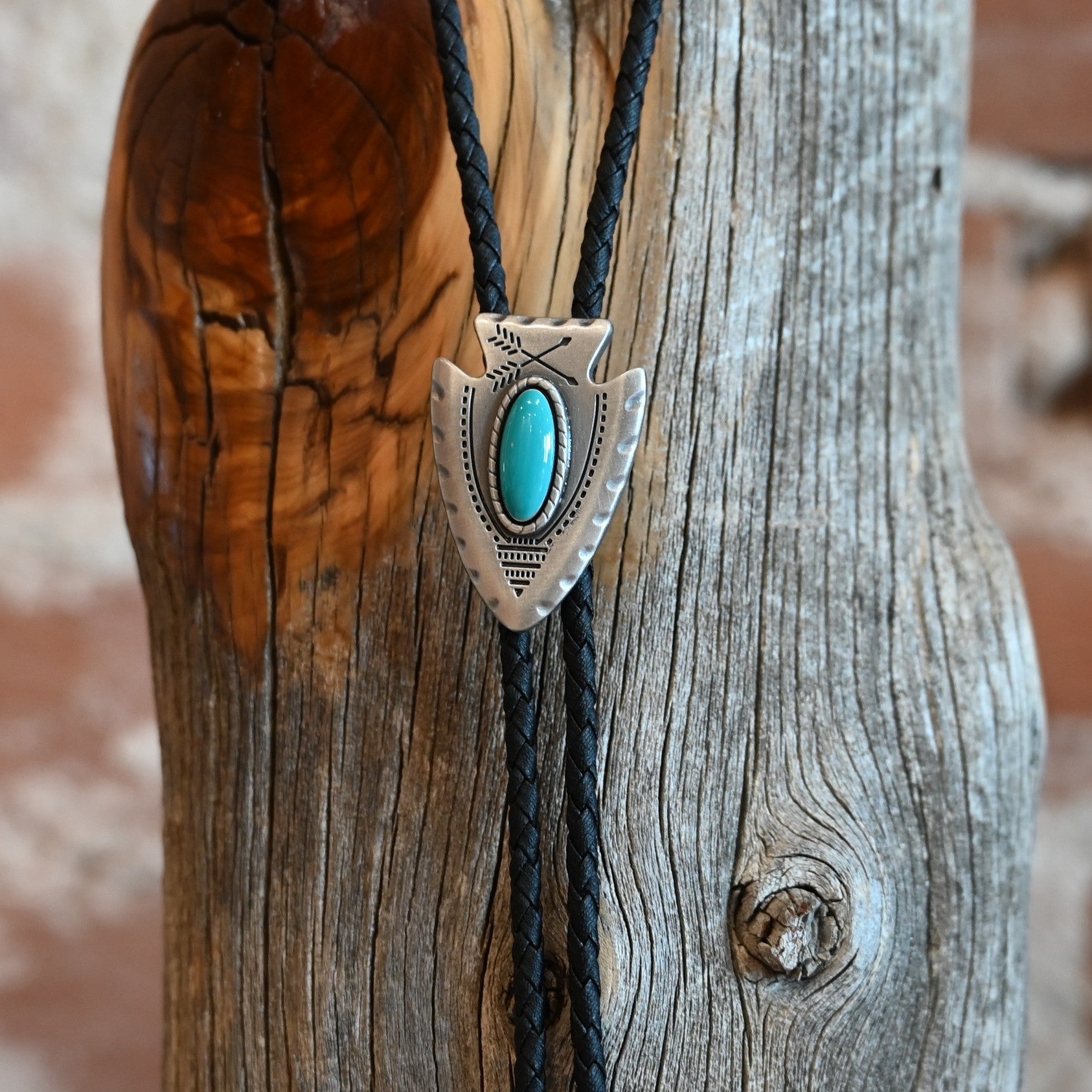 View of bolo tie