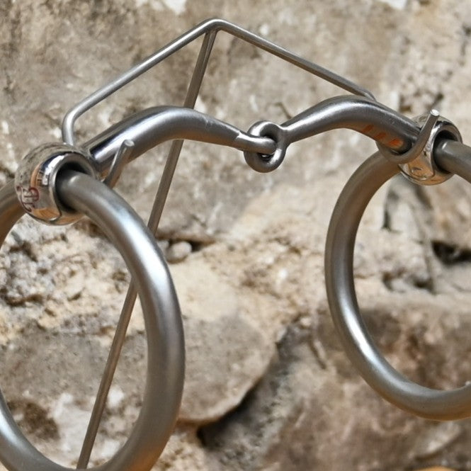 Tom Balding West Coast Snaffle with sweet iron House mouthpiece and West Coast-style loose rings.