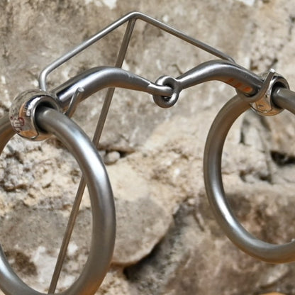 Tom Balding West Coast Snaffle with sweet iron House mouthpiece and West Coast-style loose rings.