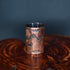 Calico Rose Wild Horse Barrel copper scarf slide with rustic Western barrel design