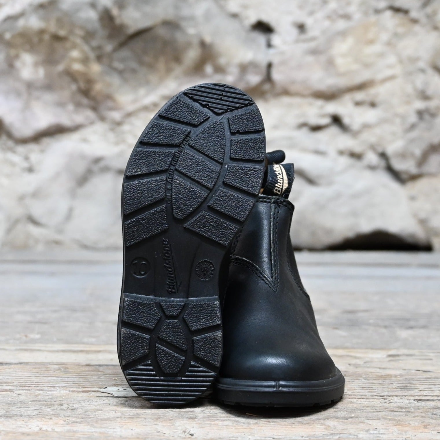 Youth Blundstone Slip On In Black